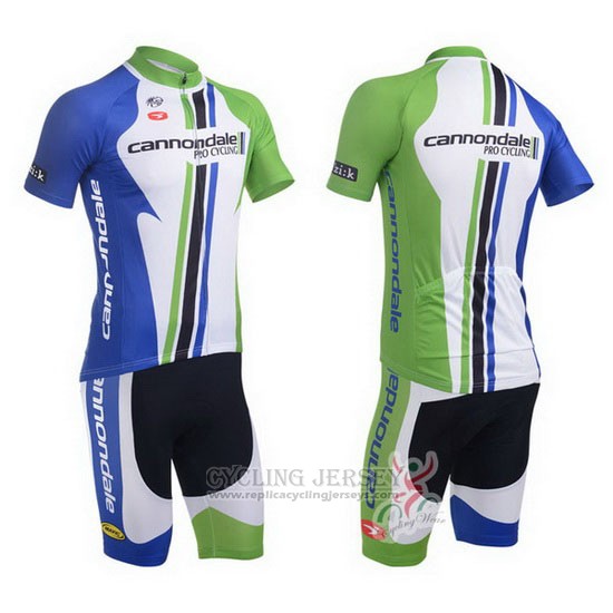 2013 Cycling Jersey Cannondale Champion Blue Short Sleeve and Bib Short